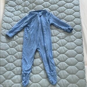 Kyte baby footie periwinkle blue